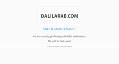 Desktop Screenshot of dalilarab.com